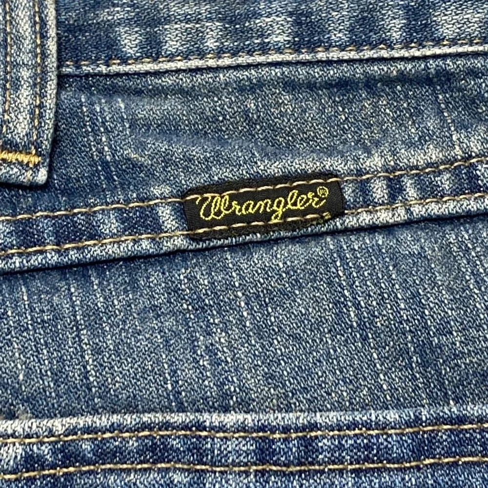Wrangler Retro Mens Bootcut Jeans Medium Wash Blue Denim 36x32